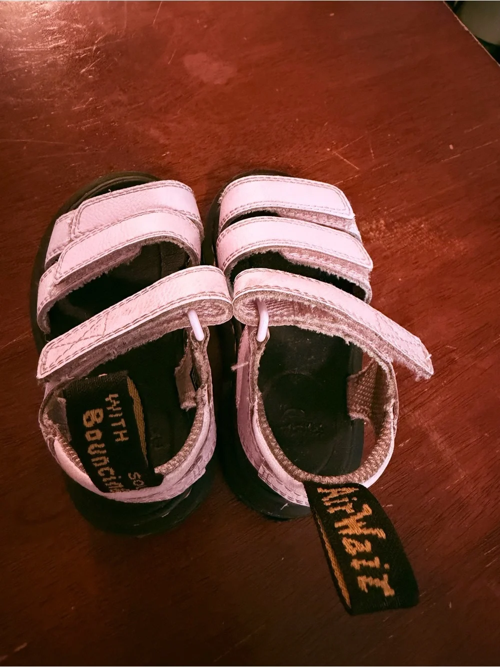 Athena Pink Triple-Strap Kids Sandals